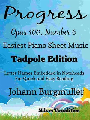 cover image of Progress Opus Opus 100 Number 6 Easiest Piano Sheet Music Tadpole Edition